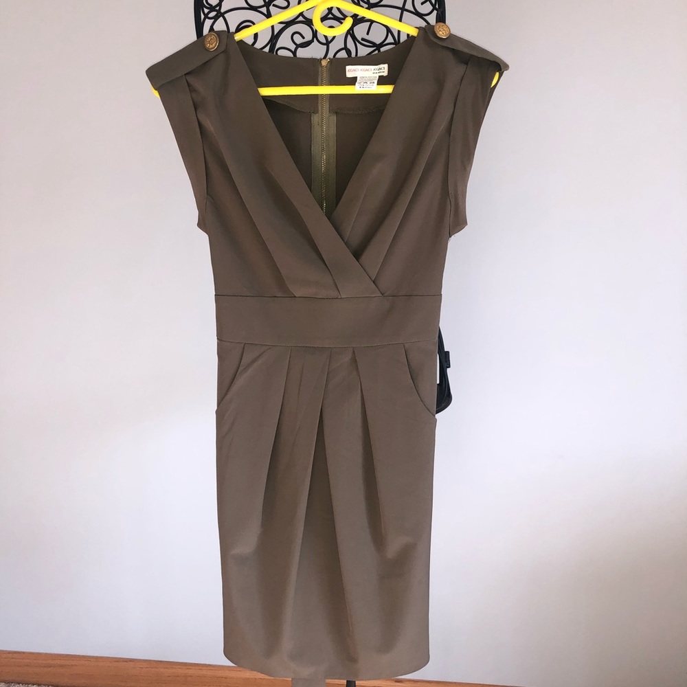 A’Gaci Navy Green Mini Dress
